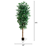 8' Ficus Tree w/1512 Lvs