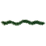 9' Christmas Pine Artificial Garland with 50 Warm White LEDs Lights