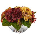 Autumn Hydrangea Berry w/Vase
